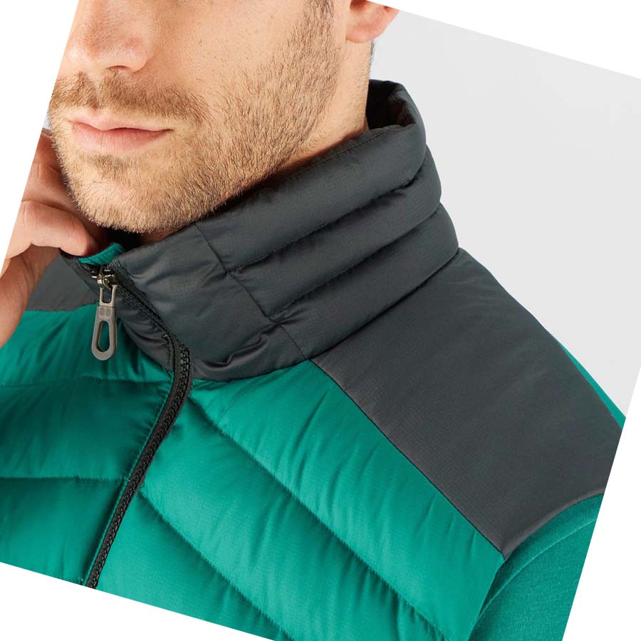 Salomon ESSENTIAL XWARM DOWN INSULATED Erkek Ceket Yeşil | TR 3316DFM